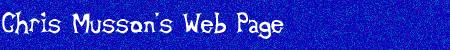Chris Musson's Web Page